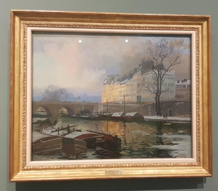 REGNAULT JULIETTE LA SEINE EN HIVER PARIS IMG1